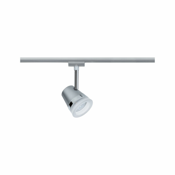 Paulmann URail Schienenspot Smart Home Zigbee 3.0 Cone Einzelspot inkl. Tunable White Leuchtmittel GU10 330lm 5W Tunable White dimmbar 230V Chrom matt#Chrom