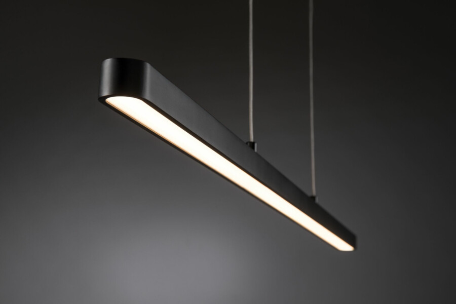 Paulmann URail LED Pendel Smart Home Zigbee 3.0 Lento   3x1800lm 3x13.5W Tunable White dimmbar 230V Schwarz matt