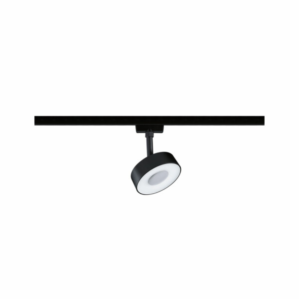 Paulmann URail LED Schienenspot 3-Step-Dim Circle   160lm 5W 3000K dimmbar 230V Schwarz matt