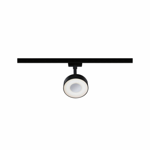 Paulmann URail LED Schienenspot 3-Step-Dim Circle   160lm 5W 3000K dimmbar 230V Schwarz matt