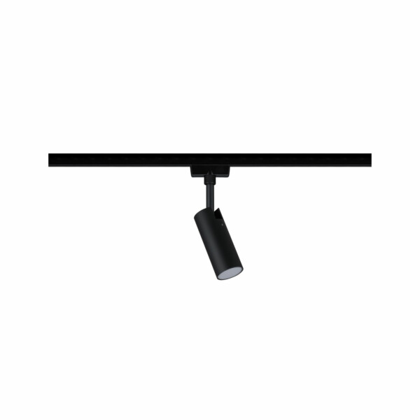 Paulmann URail LED Schienenspot 3-Step-Dim Tubo Einzelspot  150lm 4W 3000K dimmbar 230V Schwarz matt