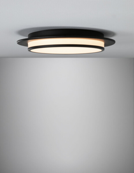 Paulmann LED Deckenleuchte 3-Step-Dim Egron    2700K 750lm 230V 16W dimmbar Schwarz matt