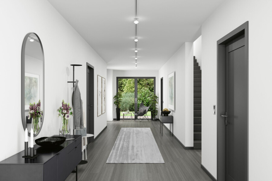 Paulmann URail LED Schienenspot Topa Dot Einzelspot  350lm 4.9W 4000K dimmbar 230V Chrom#Klar#Satin