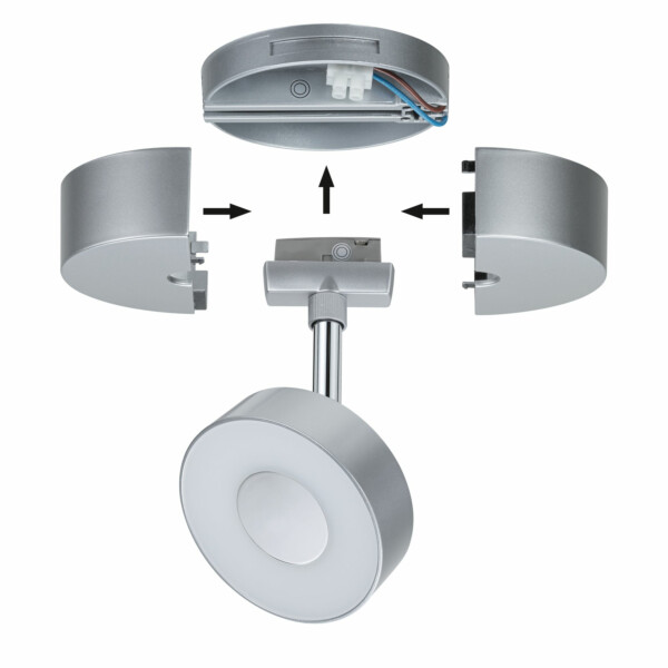 Paulmann URail Schienenspot Base Einzelspot   max. 50W   230V Chrom