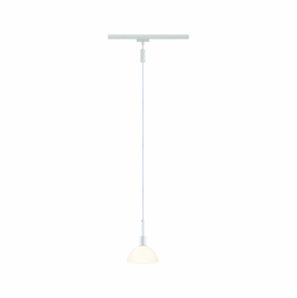 Paulmann URail Pendel Sarrasani  E14  max. 20W  dimmbar 230V Weiß#Opal