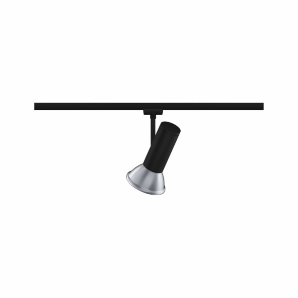 Paulmann URail Schienenspot Apol Einzelspot E27  max. 50W  dimmbar 230V Schwarz
