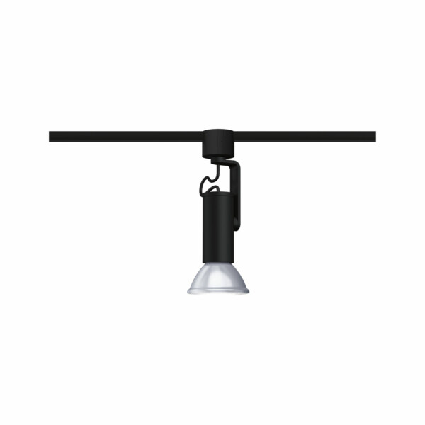 Paulmann URail Schienenspot Apol II Einzelspot E27  max. 50W  dimmbar 230V Schwarz