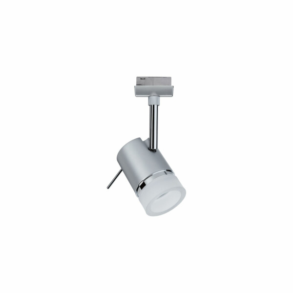 Paulmann URail Schienenspot Pipe Einzelspot GU10  max. 10W  dimmbar 230V Chrom matt#Chrom