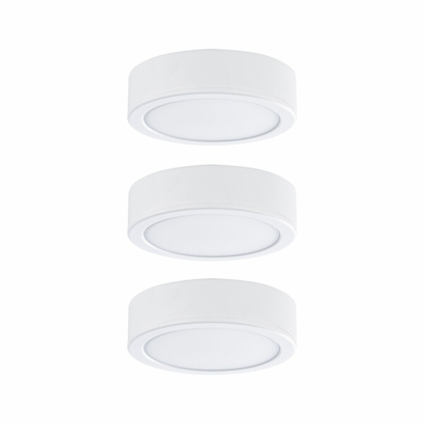 Paulmann LED Unterschrankleuchte Pukk 3x3.5W 65mm 3x210lm 230V rund Weiß
