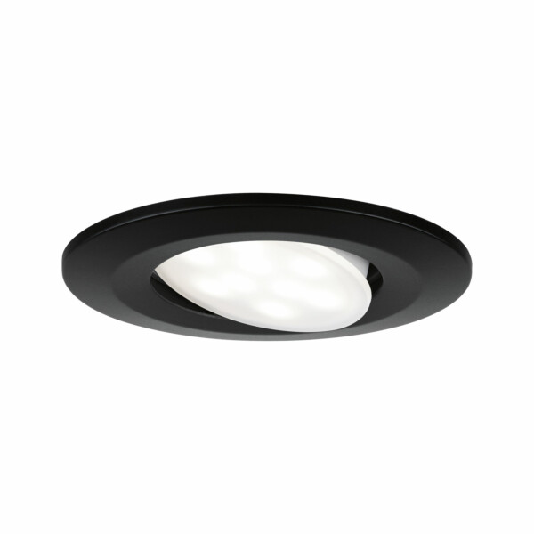 Paulmann LED Einbauleuchte Calla Basisset schwenkbar IP65 rund 90mm   3x6W 3x530lm 230V  4000K Schwarz matt