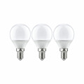 Paulmann Standard 230V LED Tropfen E14 3er-Pack 3x470lm 3x5.5W 2700K Opal