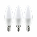 Paulmann Standard 230V LED Kerze E14 3er-Pack 3x470lm 3x5.5W 2700K Opal