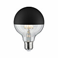 Paulmann Modern Classic Edition Standard 230V LED Globe Kopfspiegel E27 G95 600lm 6.5W 2700K dimmbar Kopfspiegel Schwarz matt