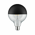 Paulmann Modern Classic Edition Standard 230V LED Globe Kopfspiegel E27 G125 600lm 6.5W 2700K dimmbar Kopfspiegel Schwarz matt