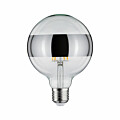 Paulmann Modern Classic Edition Standard 230V LED Globe Ringspiegel E27 640lm 6.5W 2700K dimmbar Ringspiegel Silber