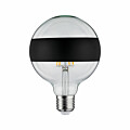 Paulmann Modern Classic Edition Standard 230V LED Globe Ringspiegel E27 640lm 6.5W 2700K dimmbar Ringspiegel Schwarz matt