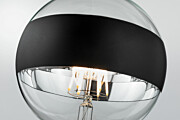 Paulmann Modern Classic Edition Standard 230V LED Globe Ringspiegel E27 640lm 6.5W 2700K dimmbar Ringspiegel Schwarz matt