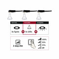 Paulmann Standard 230V 3-Step-Dim LED Reflektor GU10 Choose 3-Step-Dim GU10 230V 3x460lm 3x6.5W 2700K dimmbar Weiß