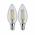 Paulmann Filament 230V LED Kerze E14 2x470lm 2x4.8W 4000K Matt