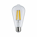 Paulmann Eco-Line Filament 230V LED Kolben ST64 E27   840lm 4W 3000K  Klar