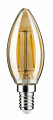 Paulmann LED Kerze Filament E14 DC 24V 140lm 2W 1900K dimmbar Gold