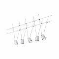 Paulmann LED Seilsystem TunLED Basisset  5x150lm 5x4W 2700K  230/12V Weiß#Chrom matt