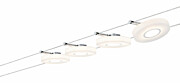 Paulmann LED Seilsystem Smart Home Bluetooth DiscLED I Basisset  4x200lm 4x4W Tunable White dimmbar 230/12V Satin