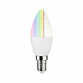 Paulmann Standard 230V Smart Home Zigbee 3.0 LED Kerze E14 470lm 6.3W RGBW+ dimmbar Matt