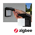 Paulmann Wandschalter Smart Home Zigbee 3.0 On/Off/Dimm Outdoor Schwarz