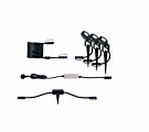 Paulmann Plug & Shine Bundle Smart Home Zigbee 3.0 LED Gartenstrahler Sting IP67 3000K 3x6W 75VA Anthrazit