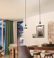 Paulmann Neordic Pendelleuchte Ketil IP44 E27   max. 20W Schwarz dimmbar Silikon#Kunststoff