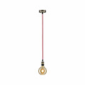 Paulmann Neordic Pendelleuchte Eldar  E27   max. 60W Rot#Nickel gebürstet dimmbar Metall
