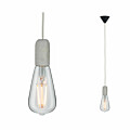 Paulmann Neordic Pendelleuchte Jano  E27   max. 60W Grau#Schwarz dimmbar Beton#Kunststoff
