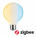 Paulmann LED Birne Smart Home Zigbee 3.0 LED Globe E27 806lm 7W Tunable White dimmbar Opal