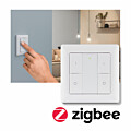 Paulmann Preisattraktives Starterset Zigbee 3.0 Smart Home smik Gateway + Filament G95 230V LED Birne E27 + Wandtaster