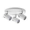 Paulmann Spotlight Zyli  IP44 GU10   230V max. 3x10W dimmbar Weiß#Chrom