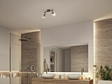 Paulmann Spotlight Carolina   GU10   230V max. 2x10W dimmbar Nickel matt