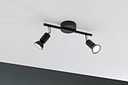 Paulmann Spotlight Carolina  IP44 GU10   230V max. 2x10W dimmbar Anthrazit#Chrom