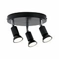 Paulmann Spotlight Carolina  IP44 GU10   230V max. 3x10W dimmbar Anthrazit#Chrom