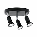 Paulmann Spotlight Carolina  IP44 GU10   230V max. 3x10W dimmbar Anthrazit#Chrom