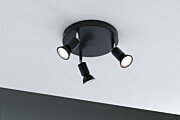 Paulmann Spotlight Carolina  IP44 GU10   230V max. 3x10W dimmbar Anthrazit#Chrom