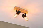Paulmann LED Spotlight Arvid   E27   230V max. 2x20W dimmbar Schwarz