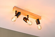 Paulmann LED Spotlight Arvid   E27   230V max. 3x20W dimmbar Schwarz