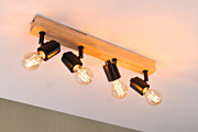 Paulmann LED Spotlight Arvid   E27   230V max. 4x20W dimmbar Schwarz