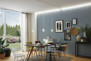 Paulmann LED Strip Profil Delta 1m Alu#Satin