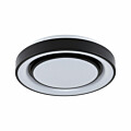 Paulmann LED Deckenleuchte Rainbow mit Regenbogeneffekt    RGBW+ 750lm 230V 22W dimmbar Schwarz#Weiß