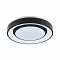 Paulmann LED Deckenleuchte Rainbow mit Regenbogeneffekt    RGBW+ 750lm 230V 22W dimmbar Schwarz#Weiß
