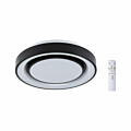 Paulmann LED Deckenleuchte Rainbow mit Regenbogeneffekt    RGBW+ 750lm 230V 22W dimmbar Schwarz#Weiß