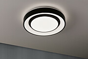 Paulmann LED Deckenleuchte Rainbow mit Regenbogeneffekt    RGBW+ 750lm 230V 22W dimmbar Schwarz#Weiß