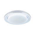 Paulmann LED Deckenleuchte Rainbow mit Regenbogeneffekt    RGBW+ 1600lm 230V 22W dimmbar Chrom#Weiß